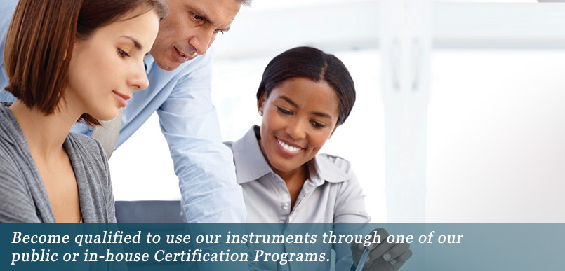 Psychometric Instrument certification programs